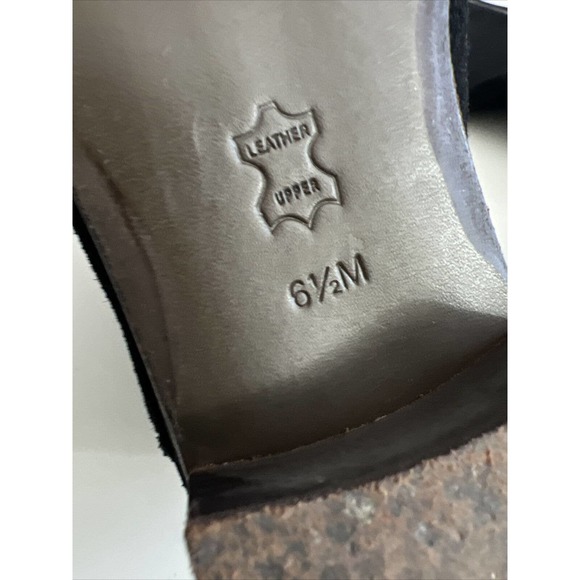 Tory Burch Jenna Suede Leather Knee High Black Women's Size 6.5 M - Picture 7 of 9